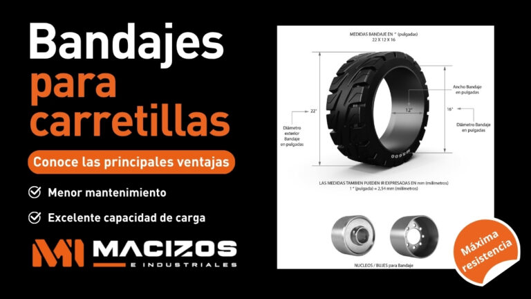 Bandajes para carretillas elevadoras: qué son, ventajas y cómo elegir el adecuado